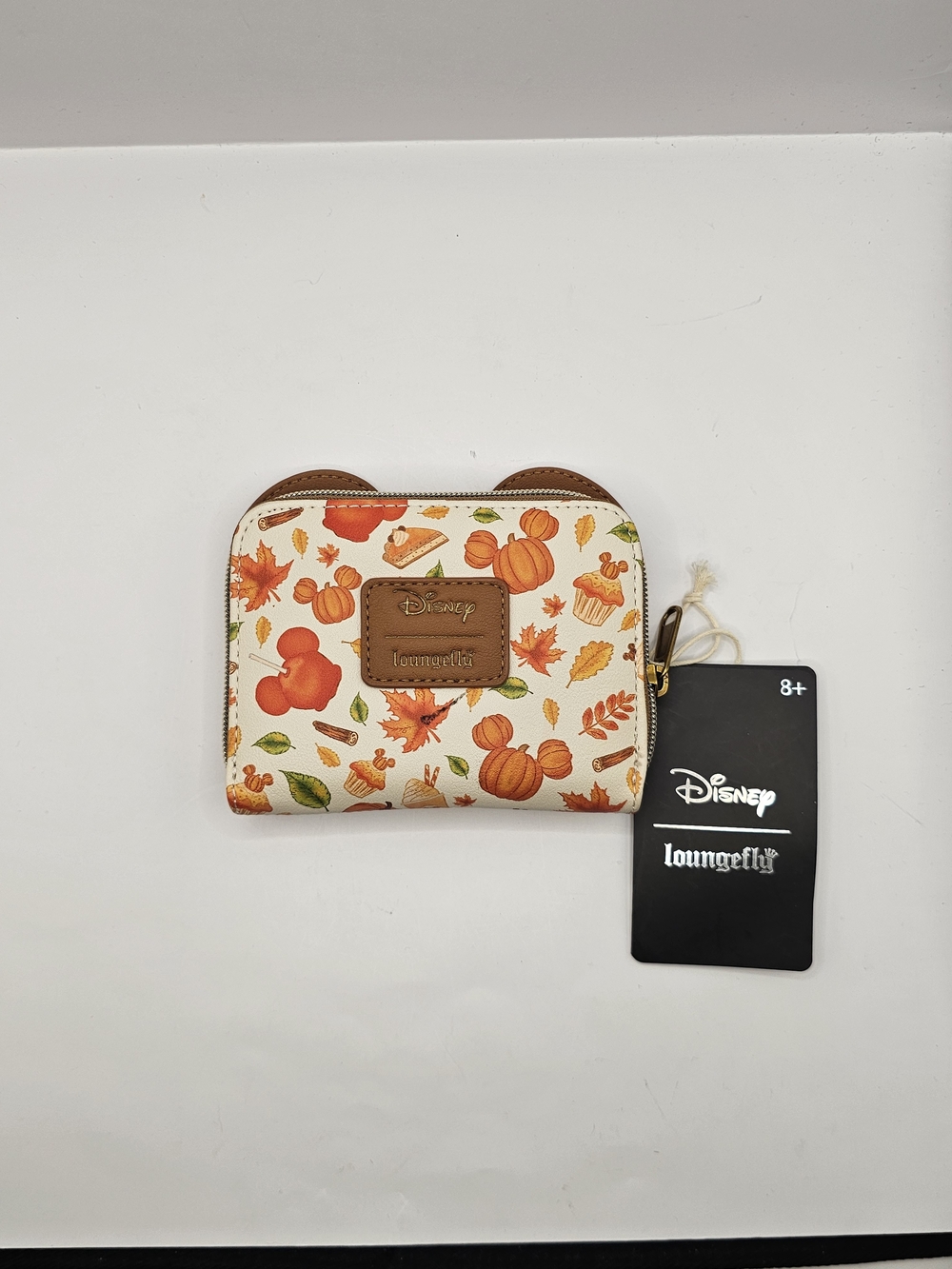 Loungefly Kids Autumn Pumpkin Zip Wallet - Cream/Orange